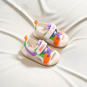 Next Road宝宝凉鞋软防滑底包头透气夏季1-3岁男女婴儿沙滩学步鞋