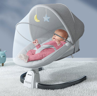 哄娃神器婴儿摇摇椅新生儿摇摇床，宝宝电动摇篮带娃睡觉安抚椅哄睡