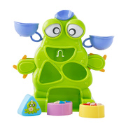 创意儿童怪兽洗澡戏水玩具 水车转转乐宝宝玩水沙滩玩具沙子工具