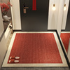 新年入户门地垫红色喜庆门口耐脏脚垫进门口玄关家用客厅入门地毯