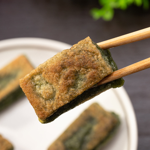 宁波特产象山清明节传统糕点，糯米糍粑艾草，糍粑麻糍青块小吃500g