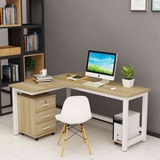 组合现代转角电脑桌台式家用办公桌单人拐角书桌直角写字台经济型