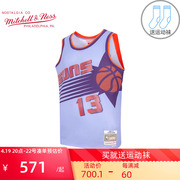 Mitchell Ness复古球衣SW球迷版NBA太阳队纳什MN男篮球服运动背心