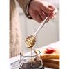 舀蜂蜜专用勺子美食工具蜂蜜搅拌棒创意可爱玻璃长柄咖啡果酱搅拌