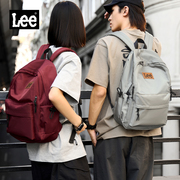 Lee双肩包女2024书包男潮牌大学生旅行背包初中高中生电脑包
