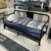 宜家国内费斯多坐卧两用床框架沙发床单双人床，简约铁艺床黑色