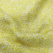 小香风布料编织薄款黄色圈圈，羊毛呢面料子，做马甲西装套装服装余料