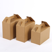 手提纸盒水果蔬菜干货海鲜包装小号礼盒土鸡蛋通用手提纸箱可定制