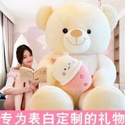 可爱大熊毛绒玩具公仔布洋娃娃，抱抱熊大号泰迪熊猫玩偶女生日礼物