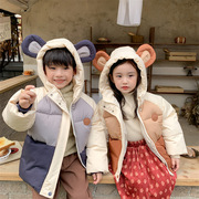 2023儿童棉服韩版卡通，女童宝宝棉袄男童，可爱冬装婴儿加厚外套