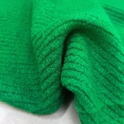 进口草绿色斜纹圈圈针织羊毛面料柔软亲肤弹力针织衫服装设计