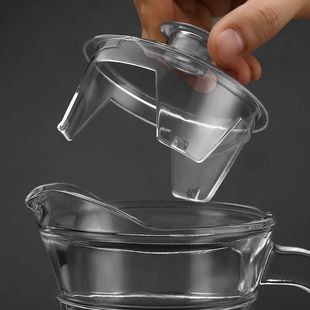 玻璃水瓶杯盖白色塑料配件冷水壶，凉水壶八角条纹扎壶盖子