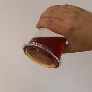 星冰乐500ml98口径外卖防漏一次性杯透明塑料奶茶杯16oz咖啡果汁