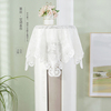 唯米99欧式蕾丝刺绣家用圆柱形立式柜机空调罩套方形，防尘布遮盖(布遮盖)巾