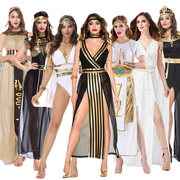 成人女埃及艳后衣服cosplay法老服装，古希腊雅典娜女神阿拉伯长裙