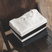 马登工装白色t恤短袖男夏季基础，内搭纯色打底衫重磅纯棉半袖体恤