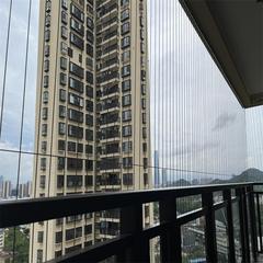 隐形防盗网钢丝防护网阳