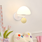 卧室壁灯现代简约床头墙灯奶油风南瓜过道灯温馨浪漫儿童房间灯饰