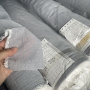 日本进口客供面料棉麻材质超薄衬衫连衣裙布料转行9.9一米