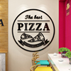 网红披萨店墙面装饰品快餐厅，小吃布置炸鸡，汉堡创意海报背景贴纸画