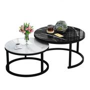 圆形茶几钢化玻璃小圆茶桌子，现代简约小户型，客厅家用创意沙发边几
