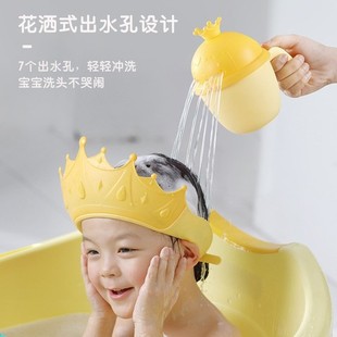 宝宝洗头发洗发帽加大加厚婴幼儿宝宝浴帽带护耳洗头硅胶