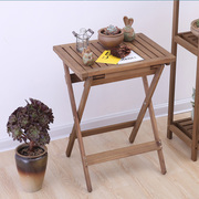 实木质家用折叠桌，简约简易茶桌便携式餐桌，笔记本电脑小木桌子户外
