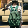 韩版2024潮纯色双肩包女时尚书包大学生休闲背包超轻旅行包