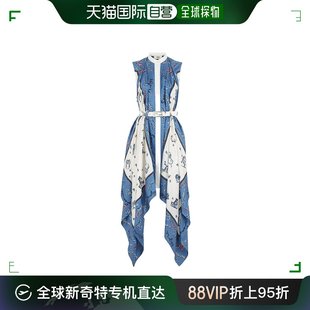 香港直邮fendi中式领无袖连衣裙fdc727anr4
