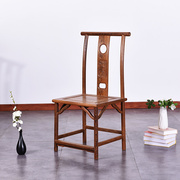 红木家具灯挂椅仿古中式实木靠背餐桌椅子餐厅家具全鸡翅木餐椅