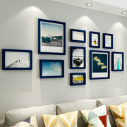 现代简约照片墙免打孔5寸7寸10寸相框挂墙创意卧室客厅组合框装饰