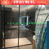 钢化玻璃定制淋浴房无框玻璃，隔断屏风夹胶，安全防爆耐高温双层玻璃