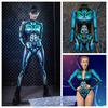 男，女可穿3D印图机器人盔甲酒吧DS服装科幻未来战士表演服