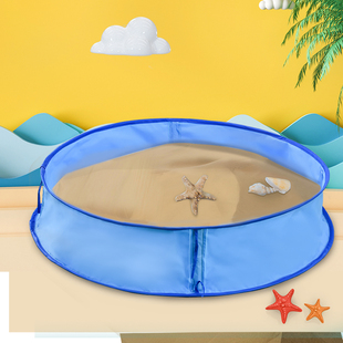 可折叠外贸儿童戏水池海洋球，池超大决明子沙池澡盆，沙滩玩具免充气