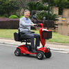 老人代步车四轮电动残疾人双人老年助G力车家用小型电瓶车低速折