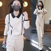 香港卫衣运动套装女2023秋装洋派，质减龄卫裤跑步服两件套