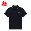 卡帕Kappa 复古运动短袖男美式POLO衫经典休闲短袖K0D32PD01