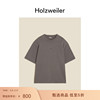 秋冬上新holzweiler男士浅灰色，棉质rangeroslot恤
