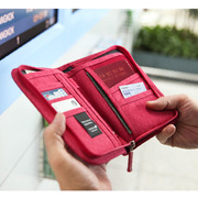 可印制LOGO随身零钱包多功能短票夹身份证件包信用卡包旅行护照包