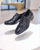 2023年春季SODA韩国黑色棕色系带正装平跟牛皮皮鞋商务男