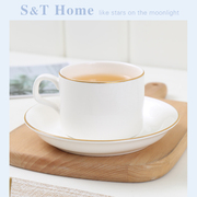 欧式咖啡杯套装创意金边陶瓷，咖啡杯英式花茶，茶具个性茶杯家用杯碟