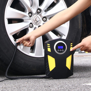 汽车电动便携式加气泵车用轮胎车载12v充气泵 汽车用轮胎充气泵