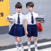 男女童军装制服儿童海军校服套装幼儿园中小学生合唱服演出服