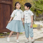 汉服六一儿童表演服装中小学生中国风合唱演出服小学生幼儿园班服