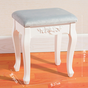欧式凳子仿实木化妆凳，美式梳妆凳梳妆台，椅子白色卧室现代简约家用