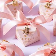 2021网红创意喜糖盒香槟色费列罗2颗结婚专用高颜值糖果礼盒