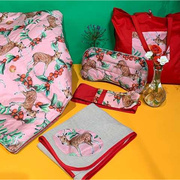 稚娃稻甜新生儿婴儿包被纯棉，秋冬加厚包被套装，枕头抱毯初生儿用品