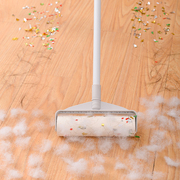 长柄粘毛器滚筒大号加长伸缩长杆可撕式，地板地毯清洁除尘神器家用