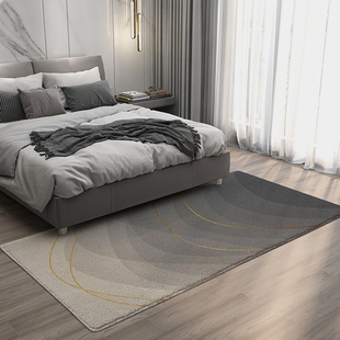 床边地毯现代简约加厚仿羊绒家用房间卧室床前衣帽间全铺可定制毯