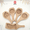 中式手工木质糕点包子模具，木制蛋糕模中秋月饼模具烘焙模具卡通